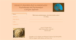 Desktop Screenshot of drsusanfrankel.com