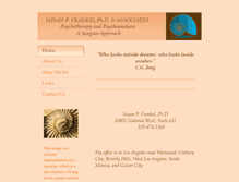 Tablet Screenshot of drsusanfrankel.com